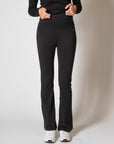 Leggings Flared | Schwarz