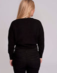 Gebreid Cropped | Zwart