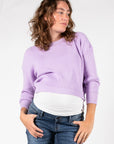 Gebreid Cropped | Lila