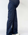Pants Julia Cotton Wide leg | Navy