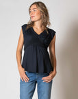 Shirt sh.sl Nursing Ecovero | Navy