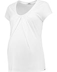 Shirt sh.sl. Borstvoeding Biologisch Katoen | Wit