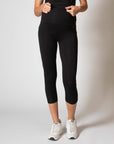 Legging EcoVero Cropped | Zwart