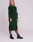 Dress Twinset + Cropped Sweater | Green