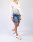 Jeans short Long | Stone Wash