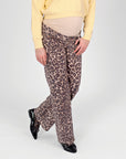 Jeans Julia Wide leg | AOP Taupe Animal
