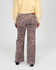 Jeans Julia Wide leg | AOP Taupe Animal