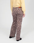 Jeans Julia Wide leg | AOP Taupe Animal