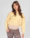 Knit Cropped | Soft Yellow