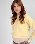 Knit Cropped | Soft Yellow