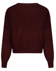 Knit Cropped | Burgundy