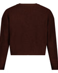 Knit Cropped | Brown