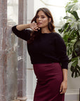 Knit Cropped | Black