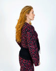Cardigan Wrap | Allover Burgundy