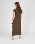 Dress Knit Belt long Sleeves | Olive