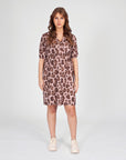 Dress Short | AOP Pink Leopard