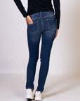 Skinny Jeans UTB Sustainable Smaragdgrün | Stone Wash