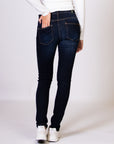 Skinny Jeans UTB Sustainable Smaragdgrün | Dunkle Waschung