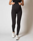 Nahtlose Leggings | Schwarz