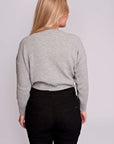 Strick Cropped | Grau