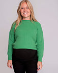 Knit Cropped | Green