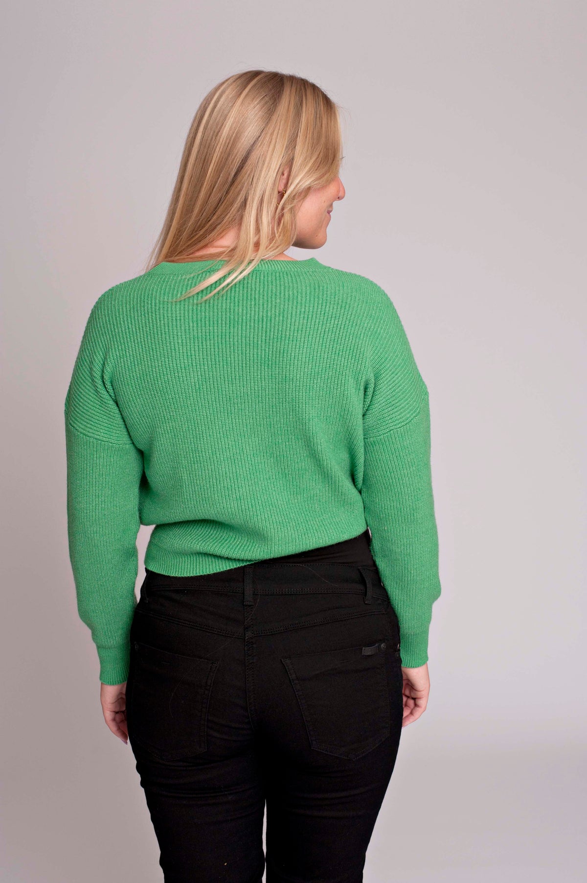 Knit Cropped | Green