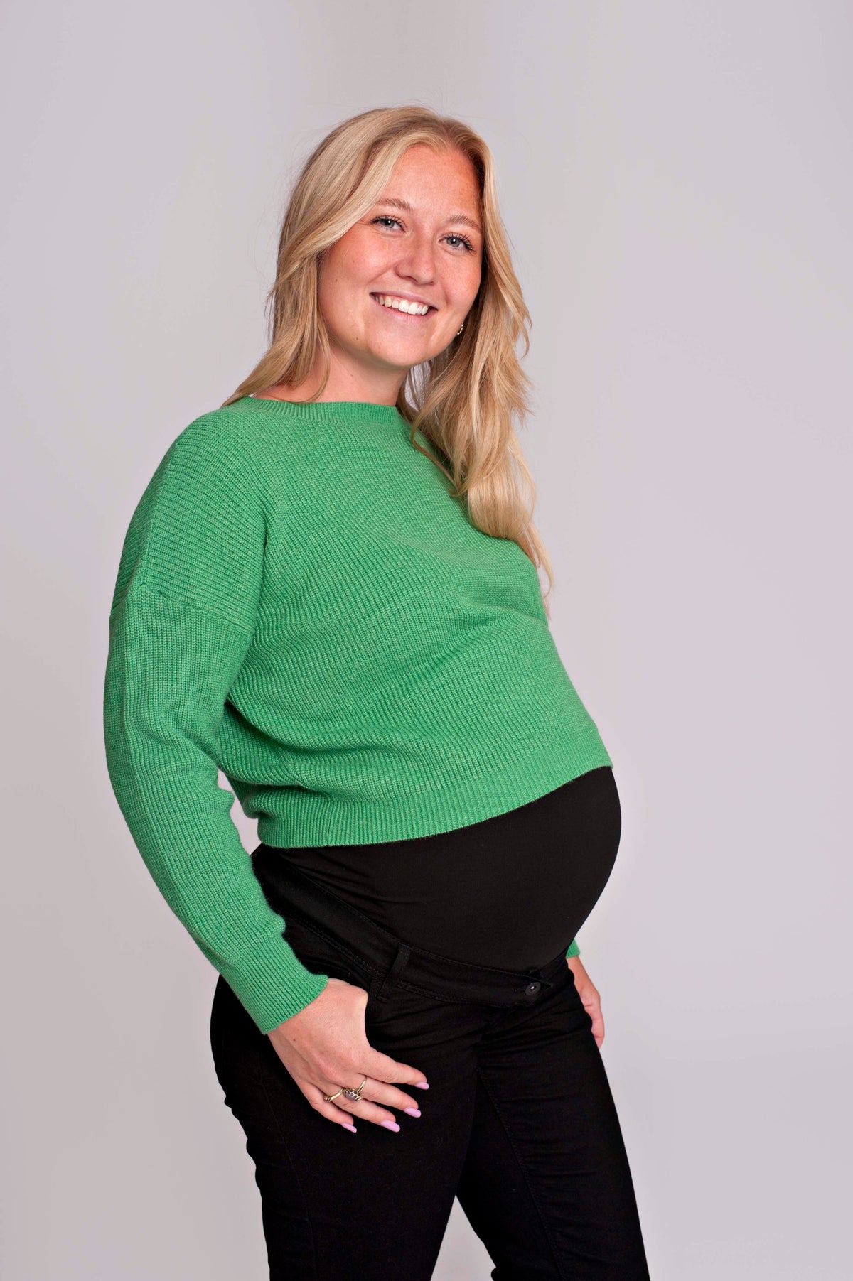Knit Cropped | Green
