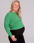 Knit Cropped | Green