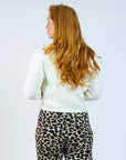 Gestrickter Cropped | Off White