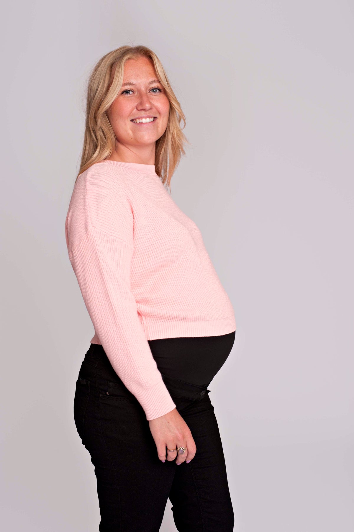 Knit Cropped | Blush