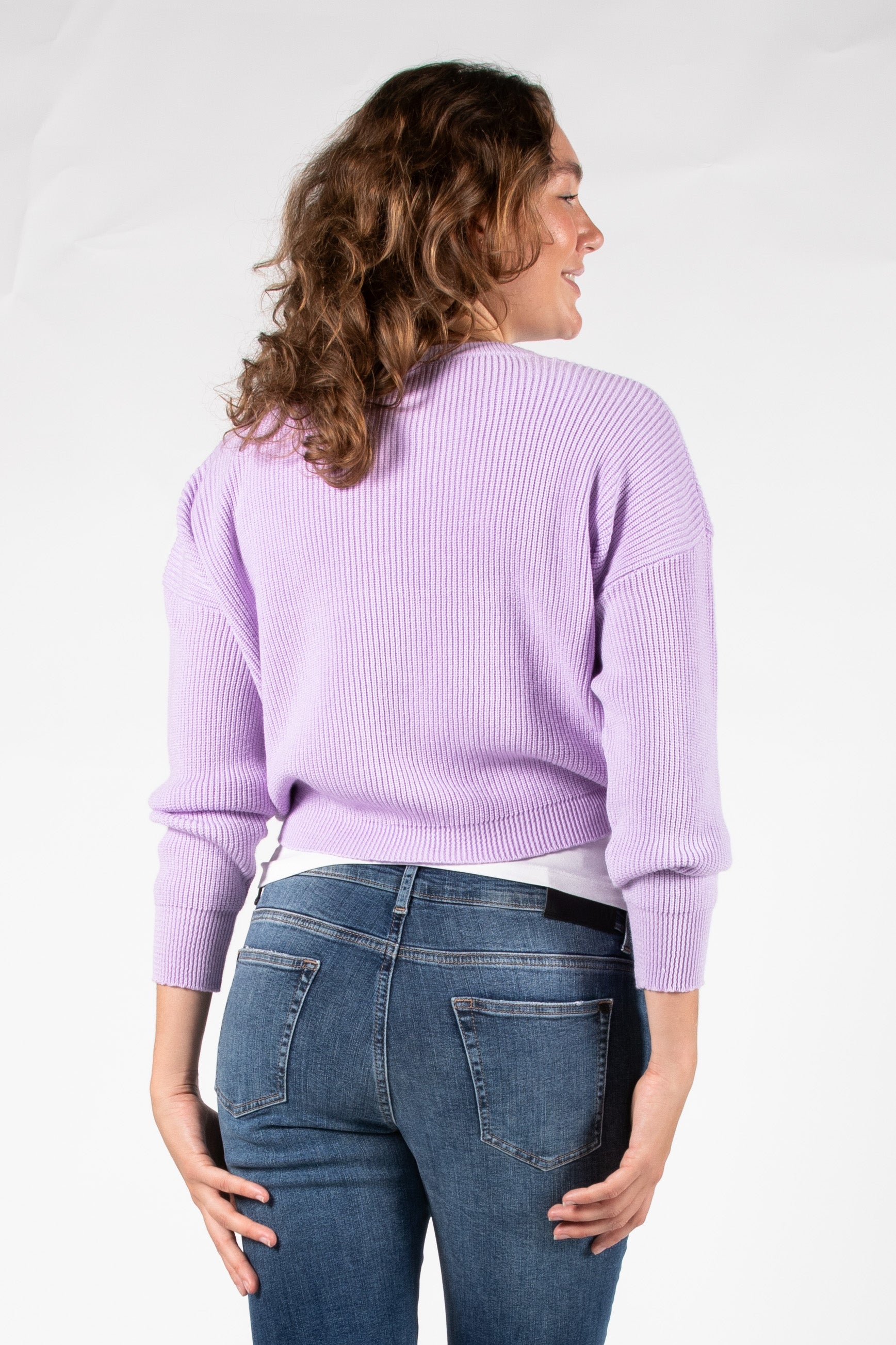 Knit Cropped | Lilac