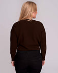 Knit Cropped | Brown