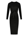 Dress Knit Belt long Sleeves | Black