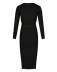 Dress Knit Belt long Sleeves | Black