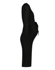 Dress Knit Belt long Sleeves | Black