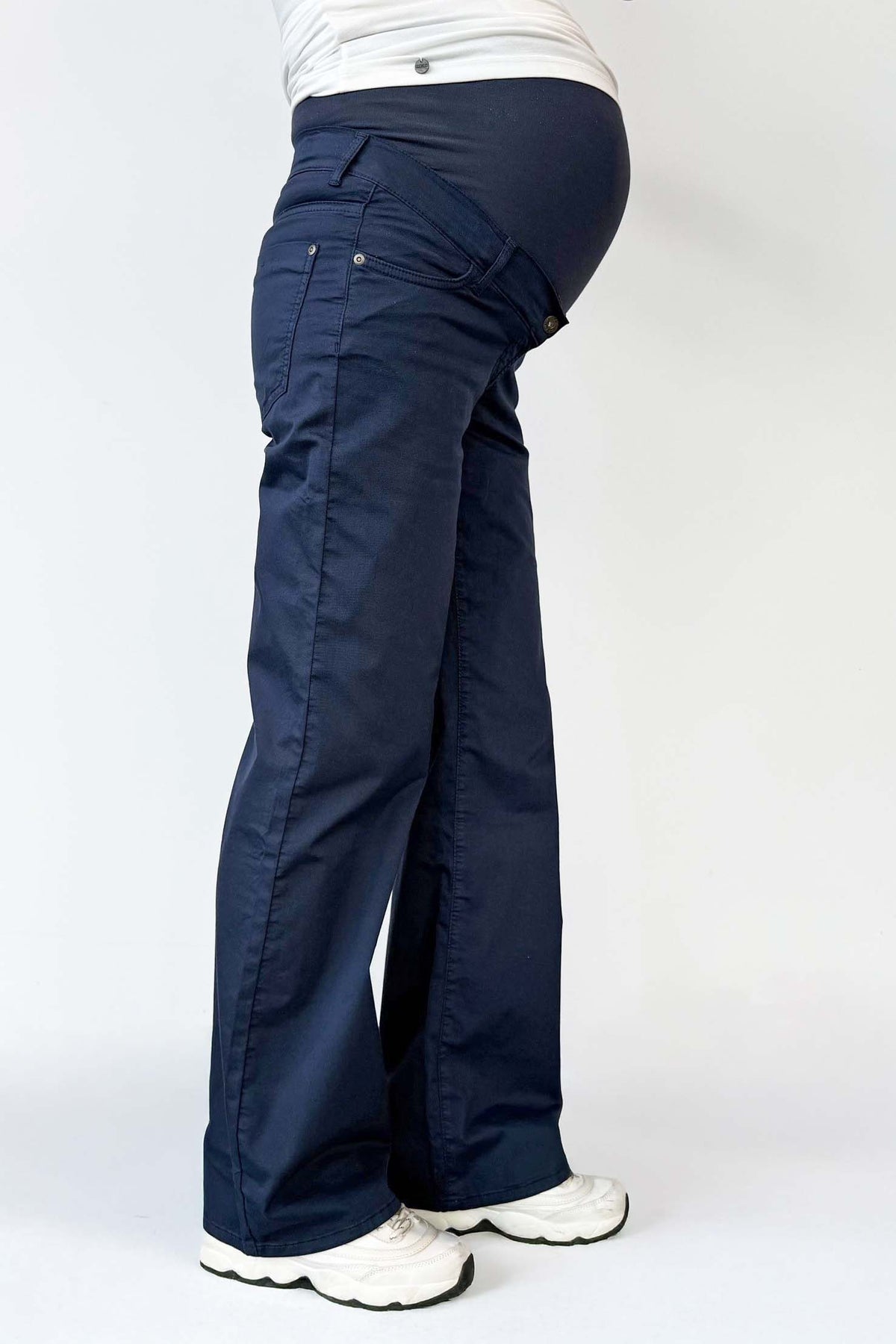 Pants Julia Cotton Wide leg | Navy