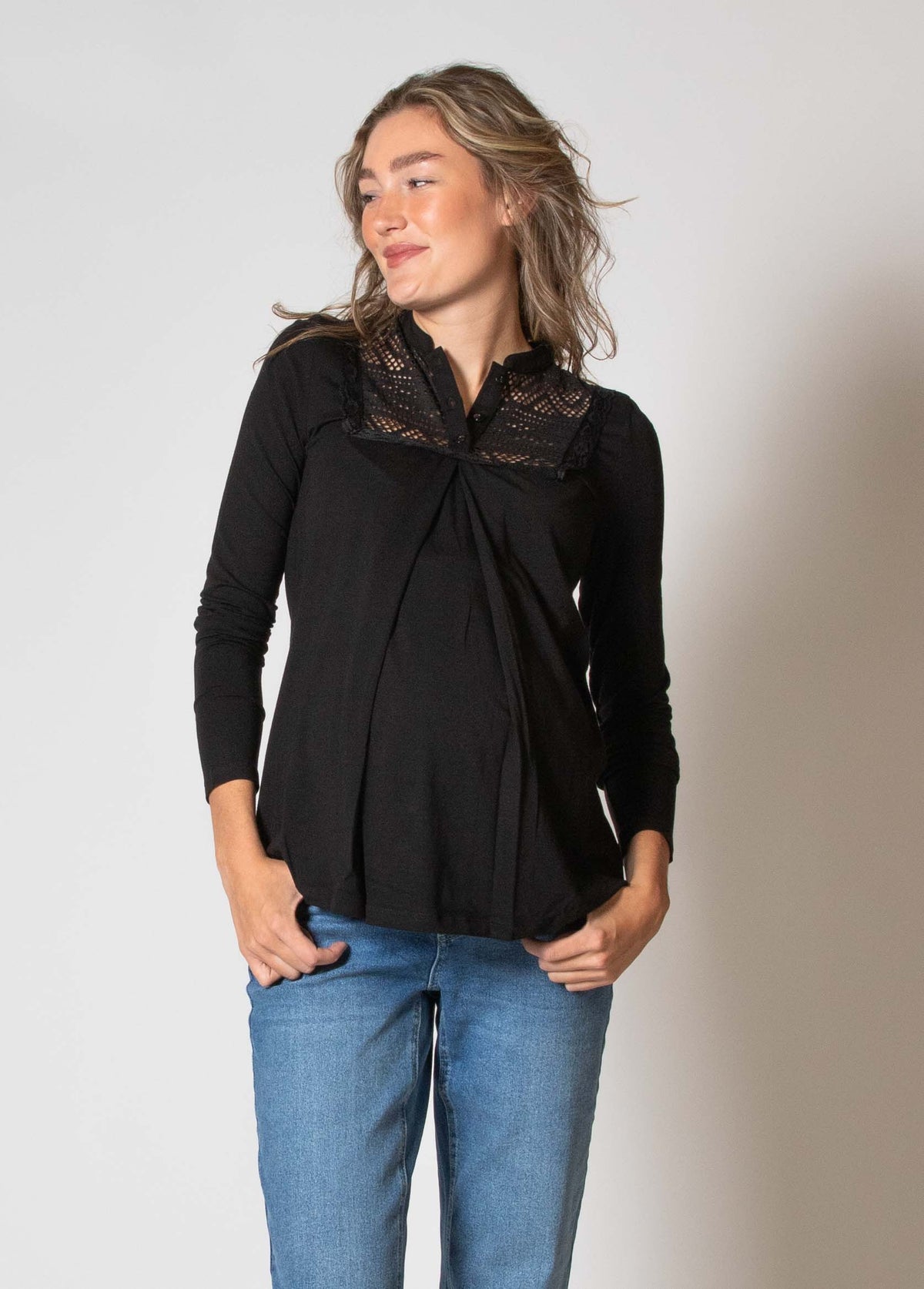 Shirt l.sl Nursing Ecovero