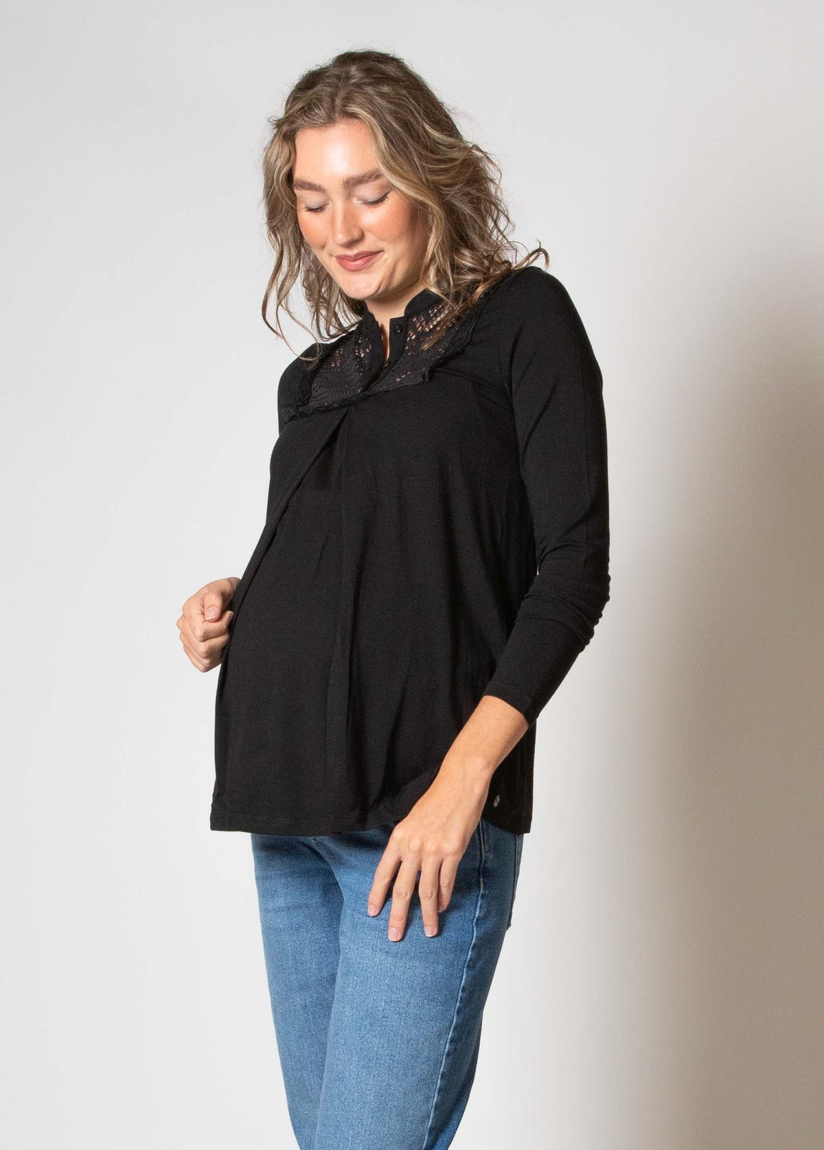 Shirt l.sl Nursing Ecovero