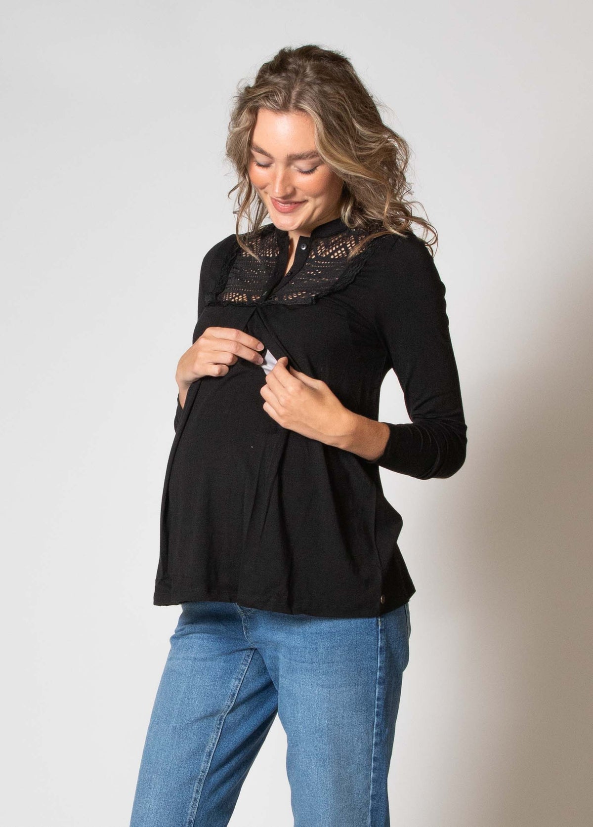 Shirt l.sl Nursing Ecovero