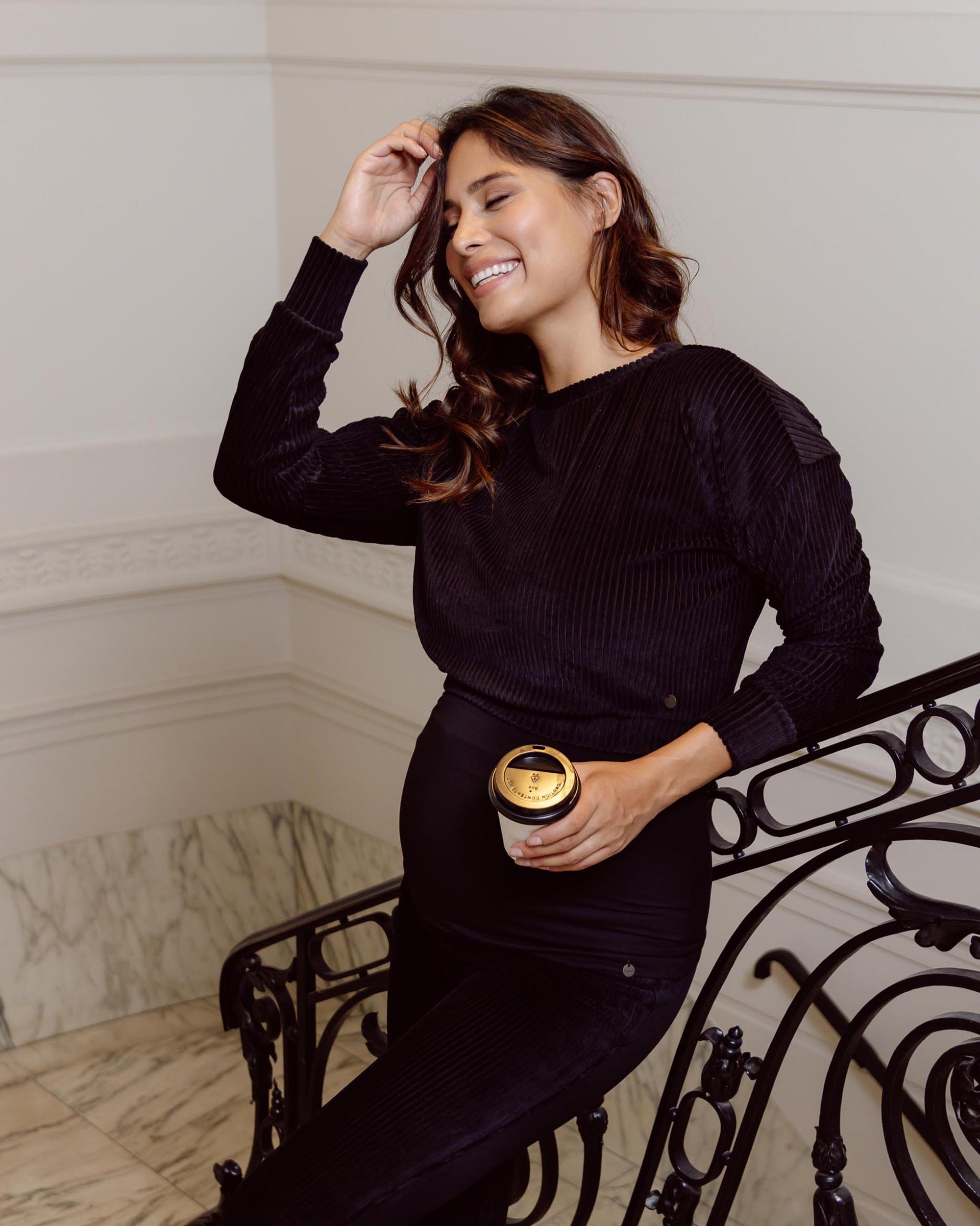 Rib Sweater | Black