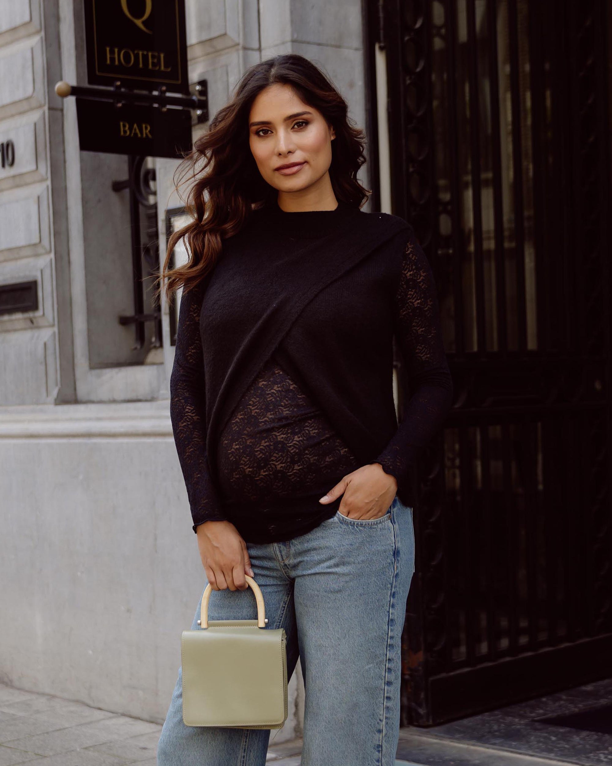 Lace Top | Black