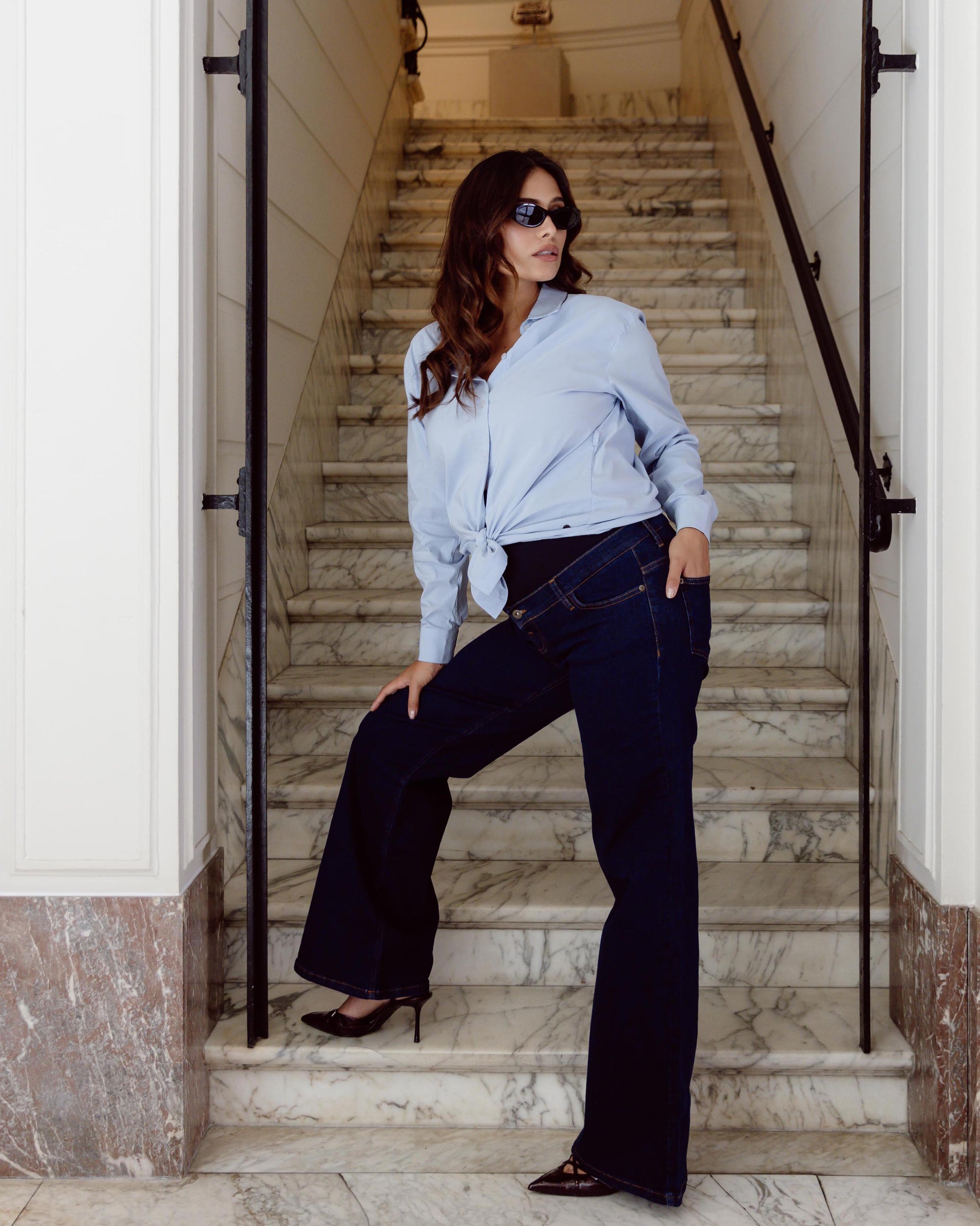 Jeans Wide Leg B999Jill 32 | Dark Wash
