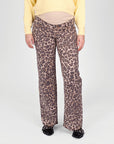 Jeans Julia Wide leg | AOP Taupe Animal