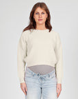 Knit Cropped | Off White