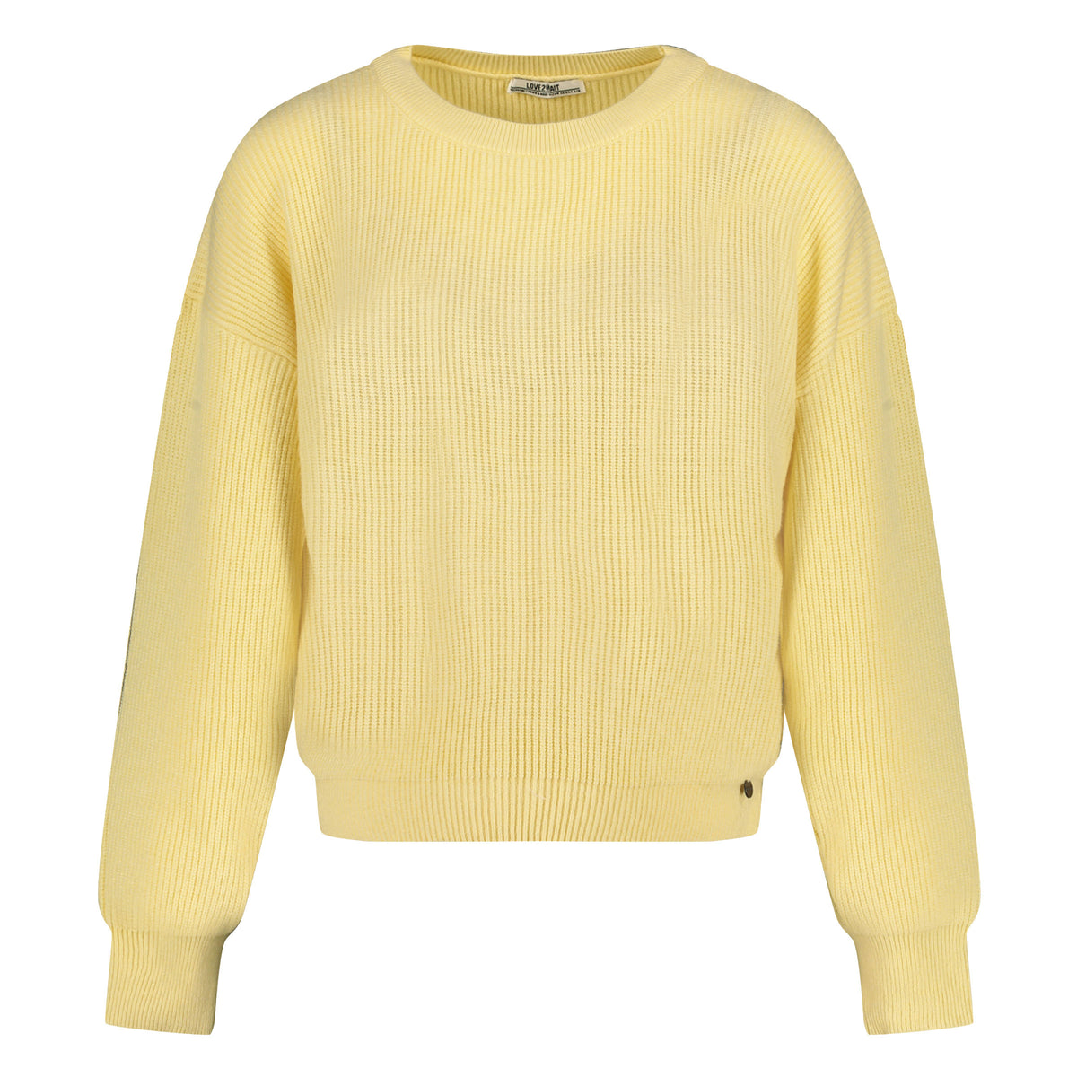 Knit Cropped | Soft Yellow