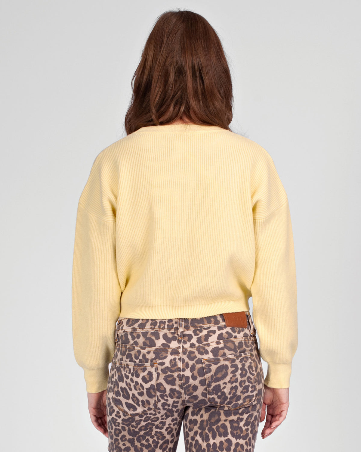 Knit Cropped | Soft Yellow