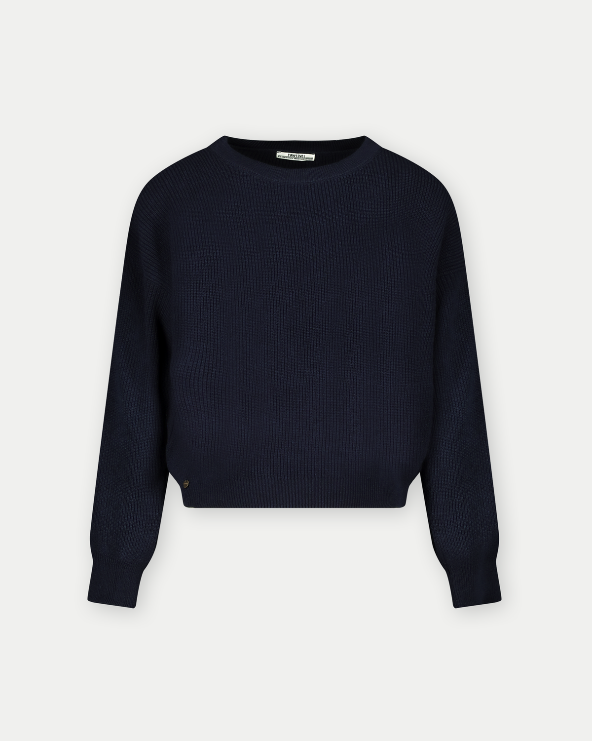 Knit Cropped | Navy Blue