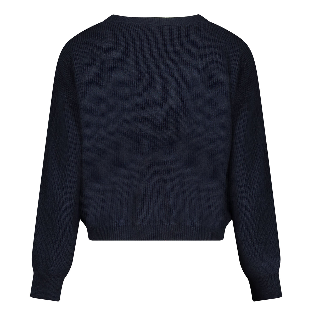 Knit Cropped | Navy Blue