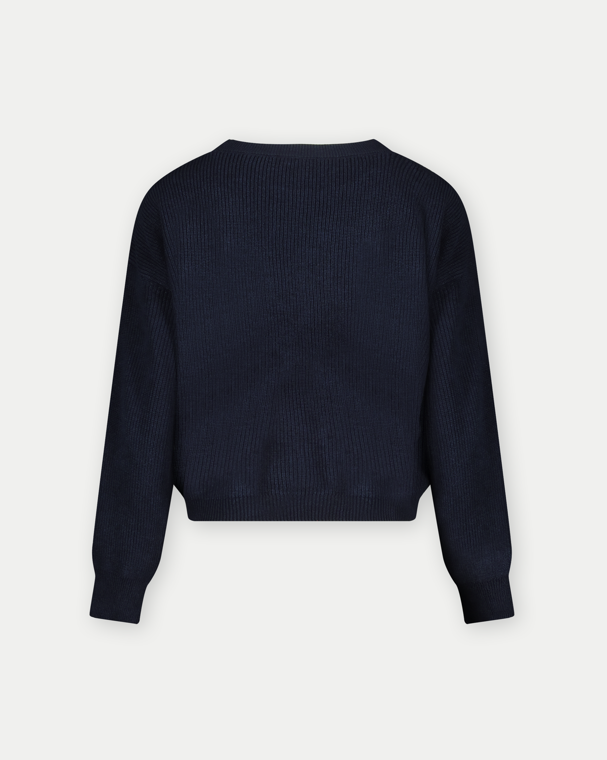 Knit Cropped | Navy Blue