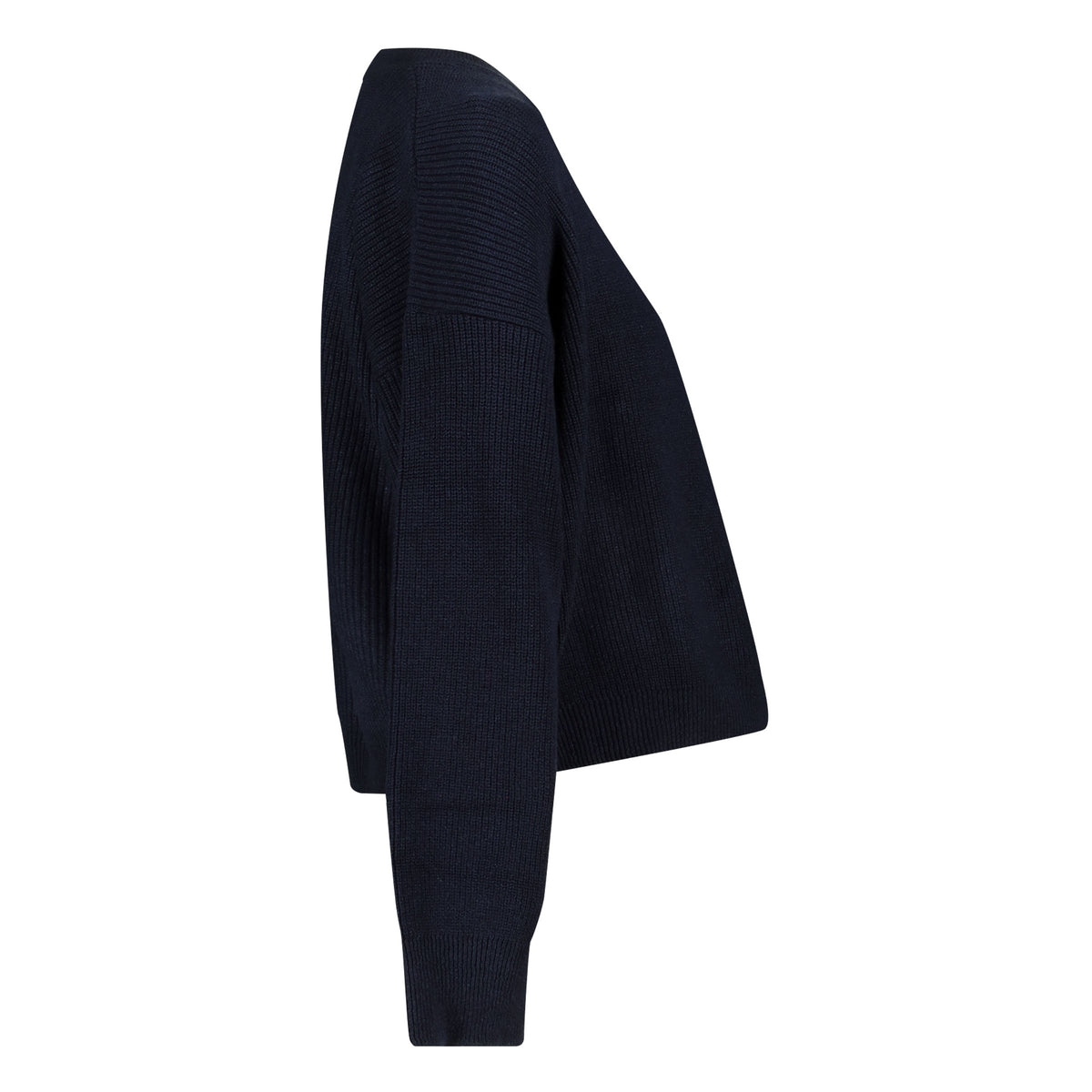 Knit Cropped | Navy Blue